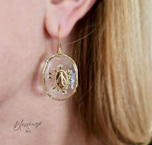 Load image into Gallery viewer, Miraculous Virgin Mary Earrings