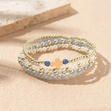 Load image into Gallery viewer, Stackable Cross Bracelets