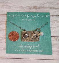Load image into Gallery viewer, A Piece Of My Heart Is In Heaven Necklace