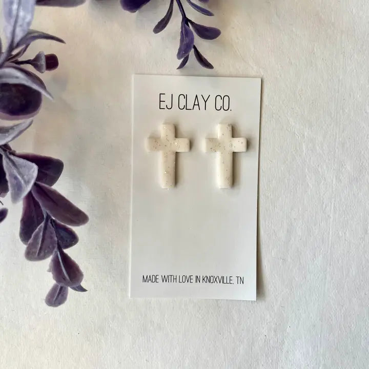 Cross Stud Earring
