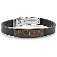 Load image into Gallery viewer, Men's Lord's Prayer Bracelet
