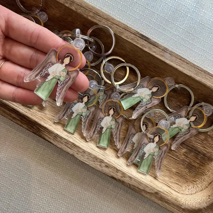 Guardian Angel Keychain
