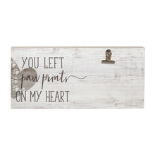 Load image into Gallery viewer, Your Left Paw Prints on My Heart Frame
