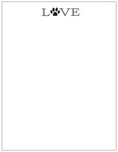 Load image into Gallery viewer, Paw Love Notepad
