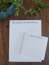Load image into Gallery viewer, Sentiment Notepad and Sticky Pad Combo Packs
